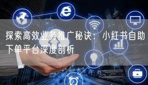 探索高效业务推广秘诀：小红书自助下单平台深度剖析